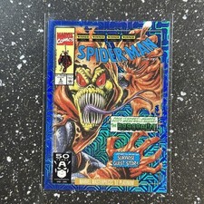 2024 SkyBox Marvel Masterpieces 92 Platinum Hobgoblin #33-V Blue Traxx