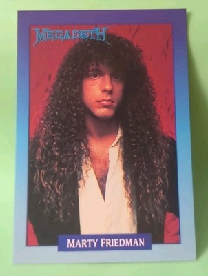 1991 RockCards Brockum # 259 Marty Friedman - Megadeth 