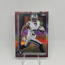 2025 Topps Chrome Football Raheem Mostert Leather Refractor
