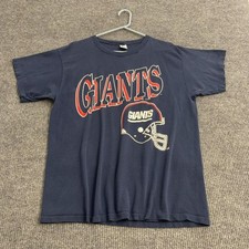 Vintage New York Giants Logo Team navy color shirt VK16122