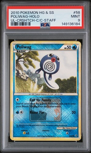 Poliwag graded PSA 9 for sale on eBay