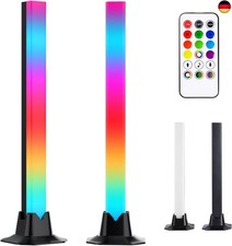 2 Stück Led Lightbar, TV Hintergrundbeleuchtung, RGB Gaming Lampe Fernseher 