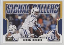 2018 Score Signal Callers Gold Jacoby Brissett #13 3wl