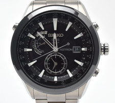 【NEAR MINT】SEIKO Astron SBXA003 7X52-0AA0 black solar radio GPS Titanium 47MM