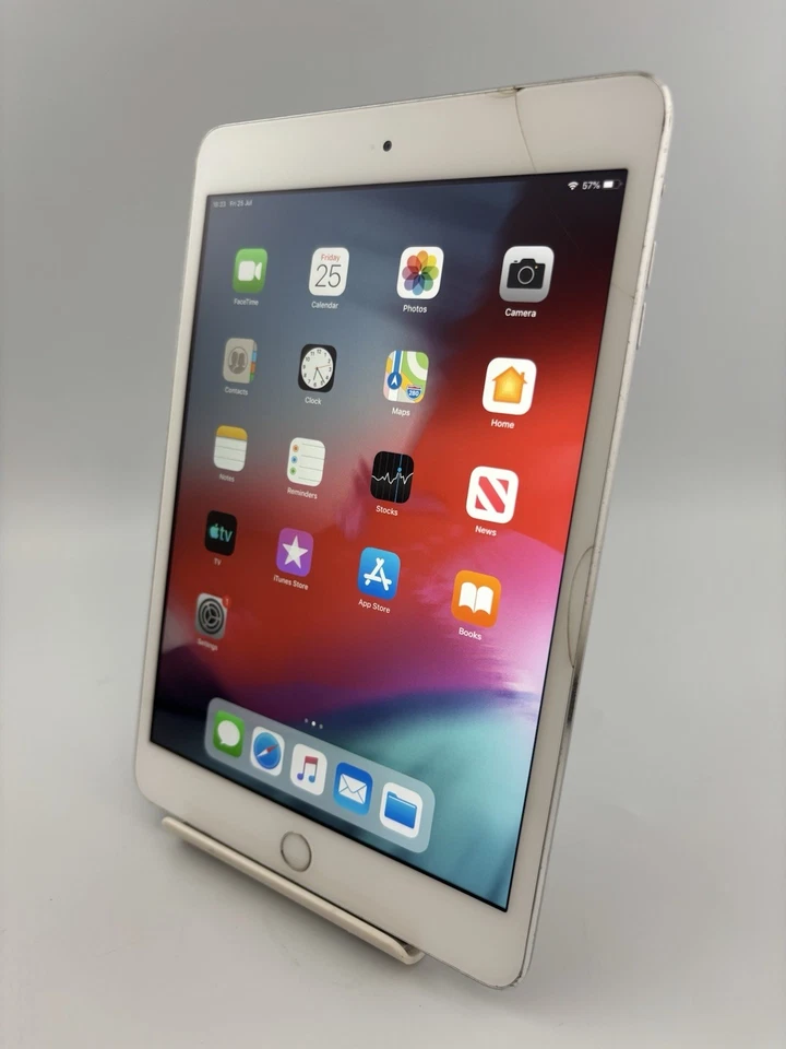 Apple iPad Mini 3 A1599 Silver WiFi 16GB 7.9" Retina iPadOS Tablet Cracked #i02 - Image 3 of 4