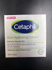 Cetaphil Rich Hydrating Night Cream - 1.7 Oz Hyaluronic Acid New Look 