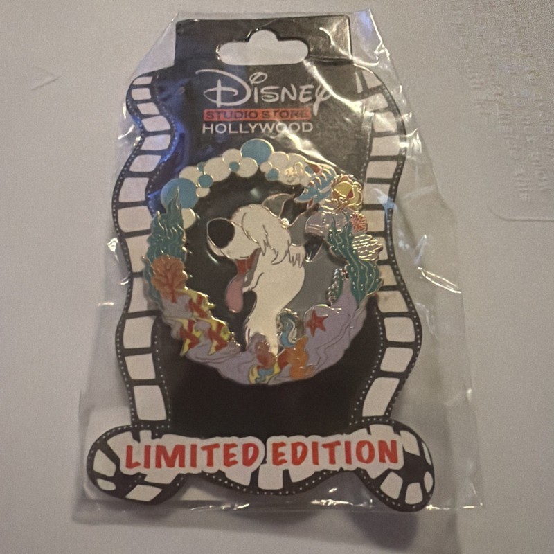 DSSH "Max" the Sheepdog frm The Little Mermaid 30th Anniversary Pin With  LE 400