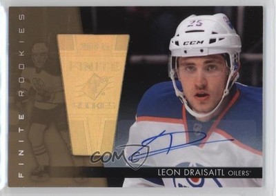 2014-15 SPx Finite Rookies Auto 8/49 Leon Draisaitl #27 Auto RC 0c3