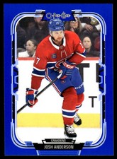 2025-26 O-Pee-Chee #273 Josh Anderson Montreal Canadiens Blue Border Hockey Card