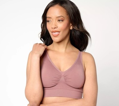 Anybody Intimates Wirefree Cuplift Seamless Bra Rose Taupe 1X New