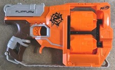 NERF Zombie Strike Flipfury Dart Blaster Preowned working condition outdoor fun