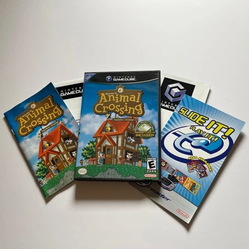 Animal Crossing (Nintendo GameCube, 2002) CIB w/Manual, Inserts & Memory Card
