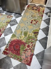    MacKenzie-Childs Florabundance Wool Rug Set   Retired  Rare   