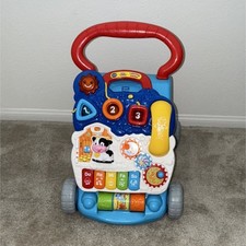 VTech Sit-to-Stand Learning Walker Multicolor Baby Walking Aid
