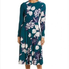 Eliza J Floral Fit & Flare Dress