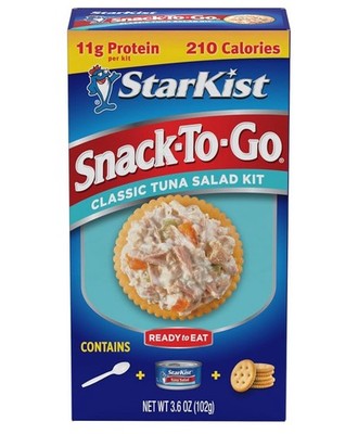 StarKist Snack-To-Go Ready to Eat Meals Tuna  Salad   Kit, 3.6 oz