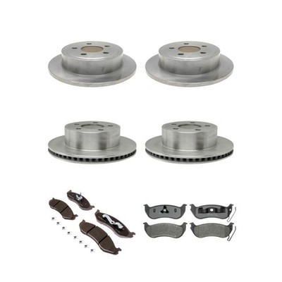 ACDelco Disc Brake Pads and Rotors Kit Front Rear For 2004-2006 Jeep Wrangler TJ