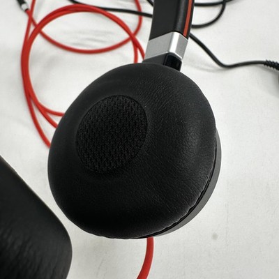 Jabra Evolve 40 Stereo Headset Black ENC010 USB 3.5mm Skype PC Mac