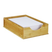Dokumentenablage Bambus Aktenablage BüRo Organizer Papierablage Holz Natur