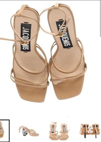 Women Jacquemus Heels Gold 37