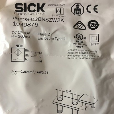 1pcs New Sick PHOTOELECTRIC SWITCH IME08-02BNSZW2K Free ship