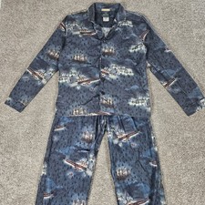 Pottery Barn Teens Harry Potter Pajama Set Small Printed Wizarding World