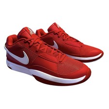 Nike Ja Morant 1 TB Sneakers - University Red/White  Mens Sz 13 FV1303 600