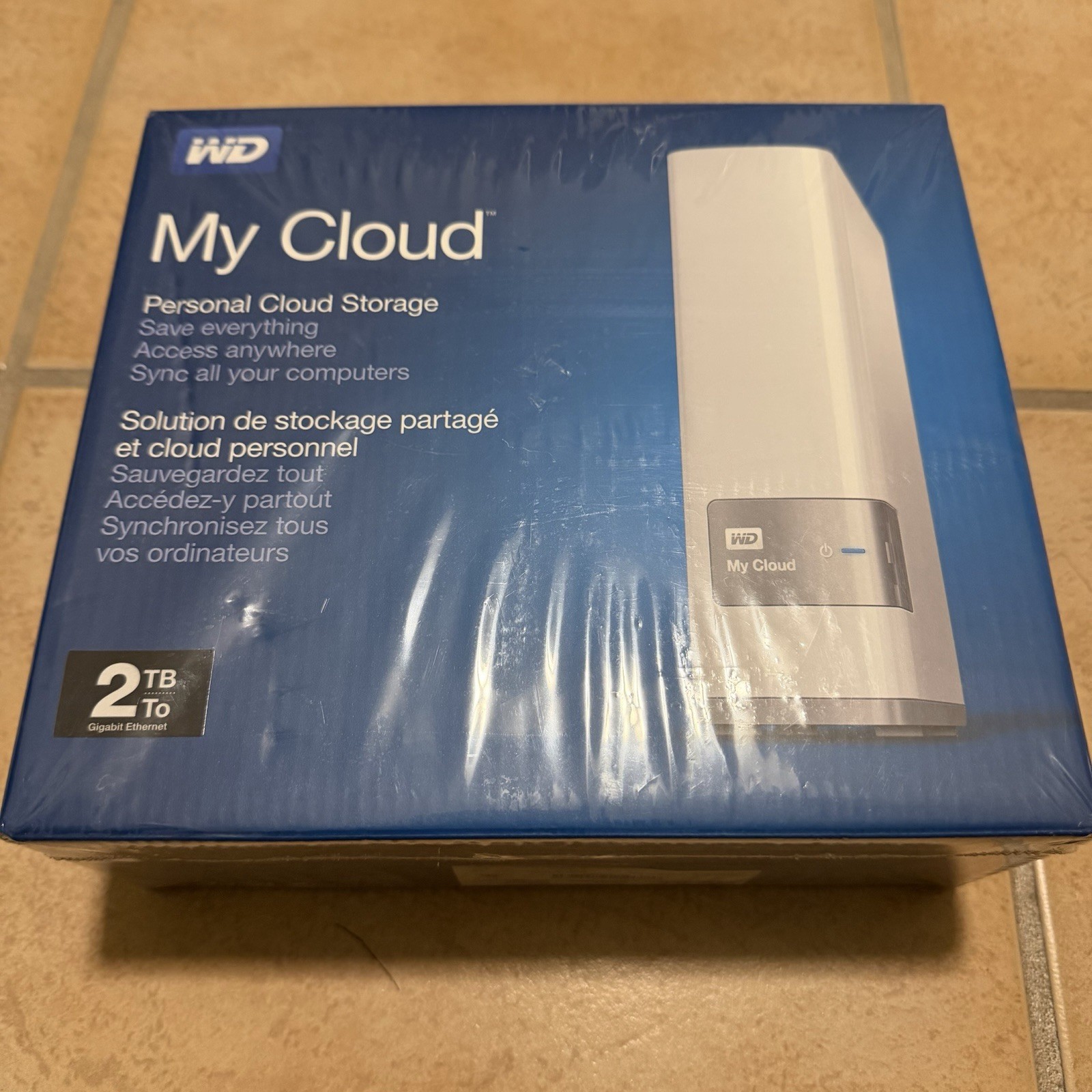 Western Digital WD My Cloud 2TB Gigabit Ethernet Network Storage - NEW SEALED