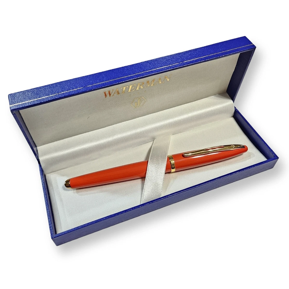 Stylo Roller Waterman Jif / Jiffie Orange Pale - Plastique, à Cartouches (Neuf)