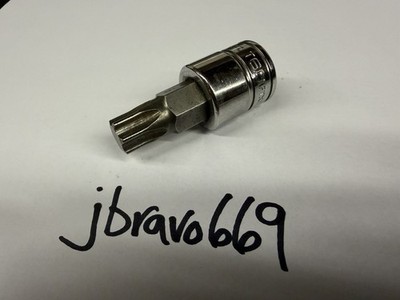 Snap on USA FTX60E 3/8  Drive TORX T60 bit Socket Like New.