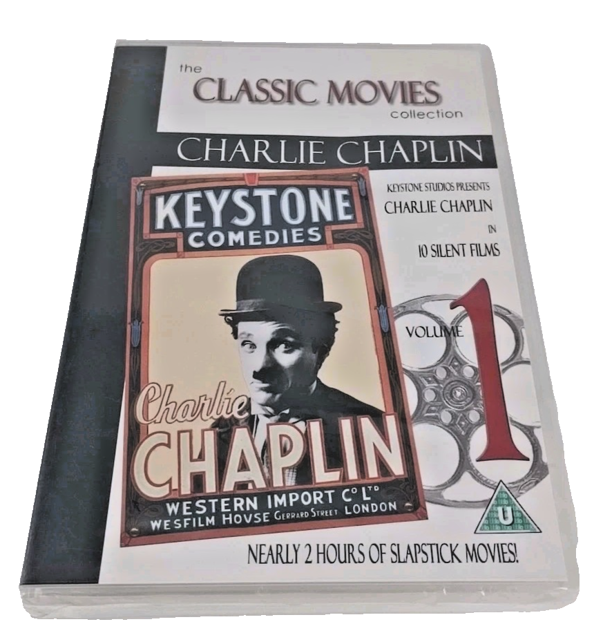 Charlie Chaplin Silent Films Vol 1 Classic Movies Collection DVD New Sealed