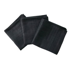 Mens Handkerchiefs 100 Cotton Solid White Hankies Set Pocket Squares Soft