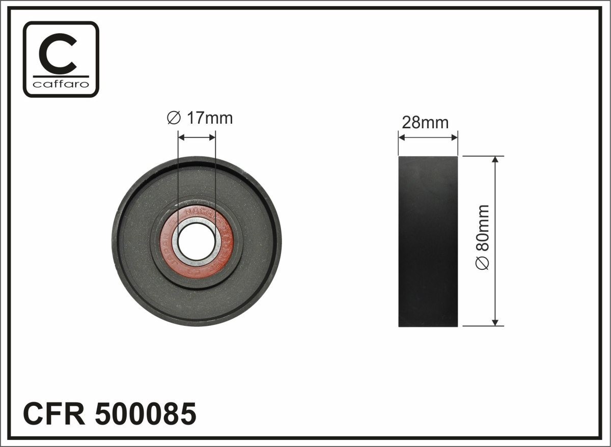 ✅Fits CAFFARO ROLKI NAPINACZY 500085 TENSIONER PULLEY   ⭐UK Seller⭐