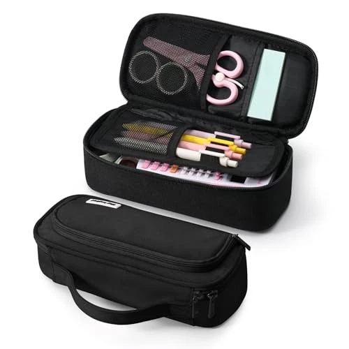 Piel De Tigre Negro Estuche Escolar Estudiante Caja De