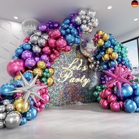 Luftballons Metallic Bunt 135 StüCk Bunte Ballons Luftballon Girlande GrüN Blau