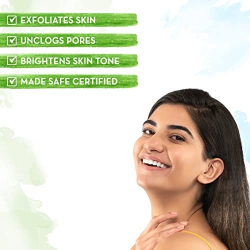 Mamaearth Rice Face Scrub 100g Rice Water Niacinamide Glow Exfoliator Gentle - Picture 4 of 8