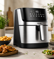 Dms Xxl HeißLuftfritteuse 6L 1800W Airfryer Touch Display 8 Programme HO-A21