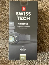 Swiss Tech: 500-LUMENS RECHARGEABLE LED HEADLAMP WEATHER-PROOF ULTRABRIGHT