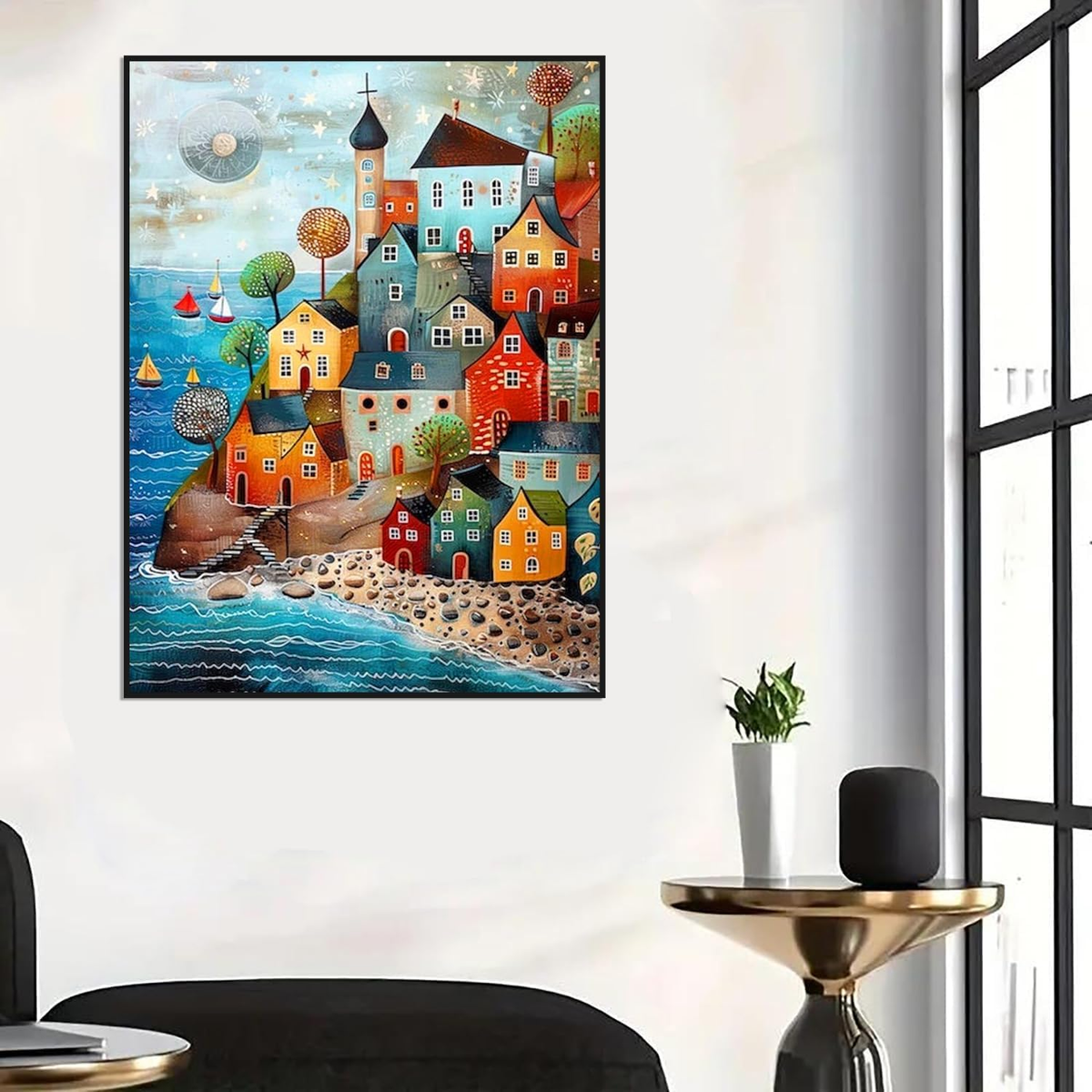 MEIYUDA 5D Diamond Art Painting Kits Adults Tokyo Landscape, DIY Round Full Drill Diamond Painting Art Kit for Adults Kids Beginners, Crystal Gem Art Diamond Painting for Home Wall Decor 30x40cm