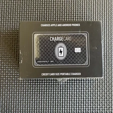 AquaVault Ultra Thin  Charger Portable Power Bank- 5000mah Black wireless magne