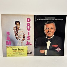Sammy Davis Jr. Souvenir Program Book & Concert Tickets Elmwood Casino 1972 PLUS