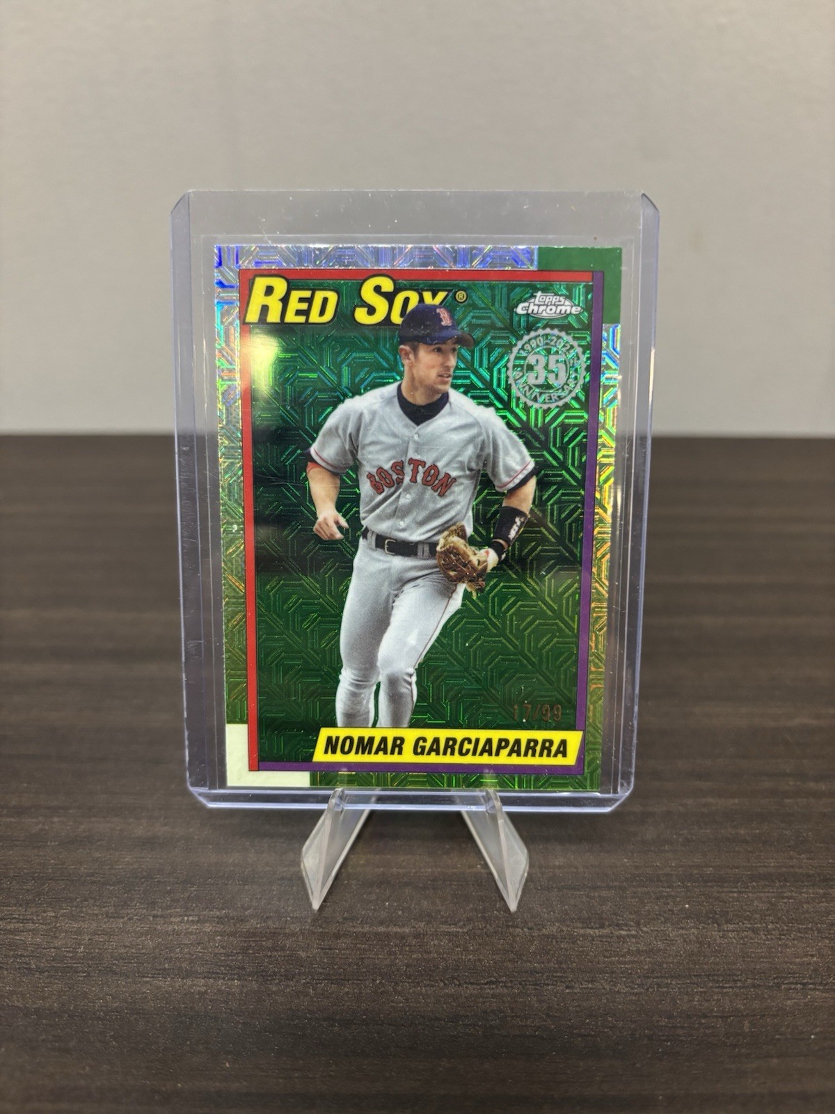 Topps 2025 Update Silver Pack Nomar Garciaparra Green Refractor /99 Red Sox