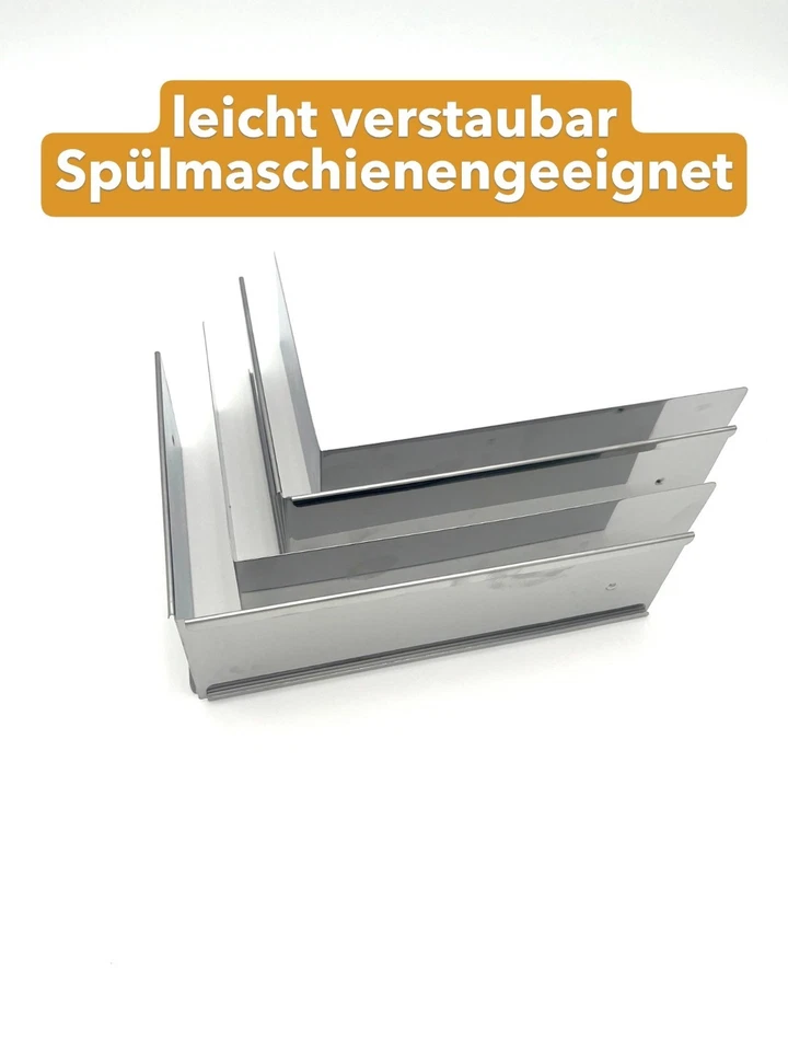 Backrahmen Edelstahl verstellbar auf max 30,5x45,5cm - Bild 3 von 3