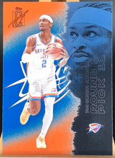Shai Gilgeous Alexander 2025-26 Topps Signature Class Blue Orange #54