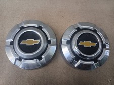Vintage 1967-72 Chevrolet 12 Ton Truck Dog Dish 10.5 Hub Cap Lot X2