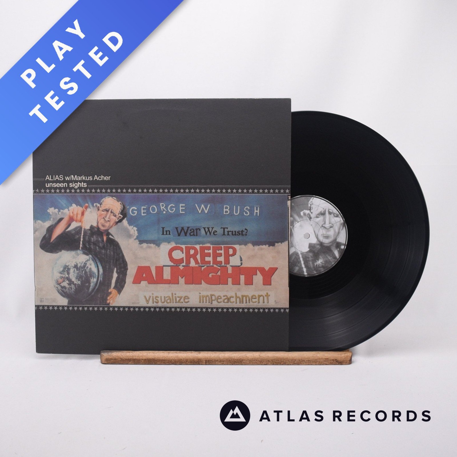 Alias Unseen Sights 12"" Maxi-Single Vinyl Record 2003 abr0037v Anticon - EX/EX
