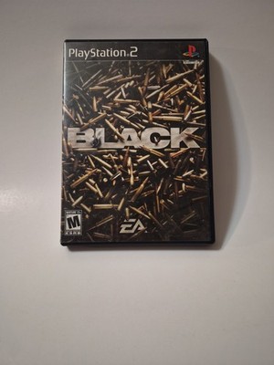 Black (Sony PlayStation 2 PS2, 2006) Game, Case And Manual Black