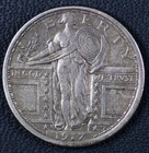 1917-S Standing Liberty Quarter Type 1 Ch EF
