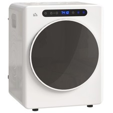 HOMCOM 4kg Portable Vented Tumble Dryer Machine with Timer, 6 Heat Settings