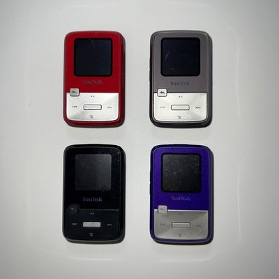 SanDisk Sansa Clip Zip 4/8GB Digital Media MP3 Player (Color Choose) NEW battery